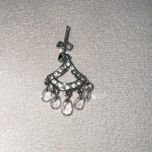 Monet Vintage Crystal Chandelier Earring